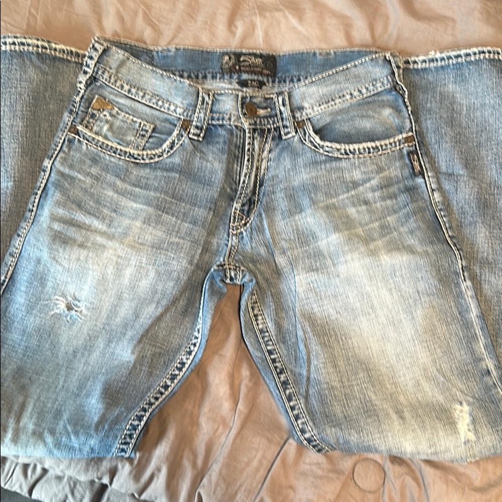 Men’s Silver Jeans